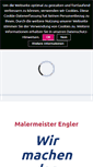 Mobile Screenshot of malermeister-engler.de